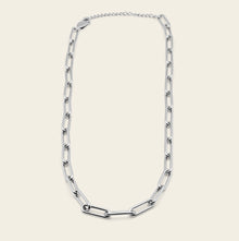 Womens | Large Paperclip Chain Necklace | Sterling Silver