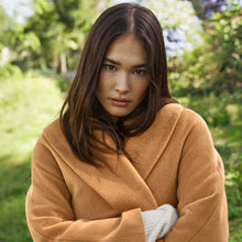 Womens | Brigette Cashmere-Wool Robe | Camel