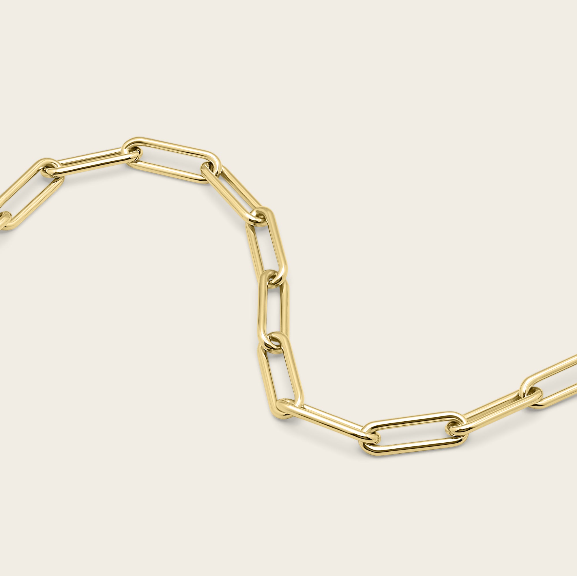 Womens | Large Paperclip Chain Necklace | 18K Gold Vermeil