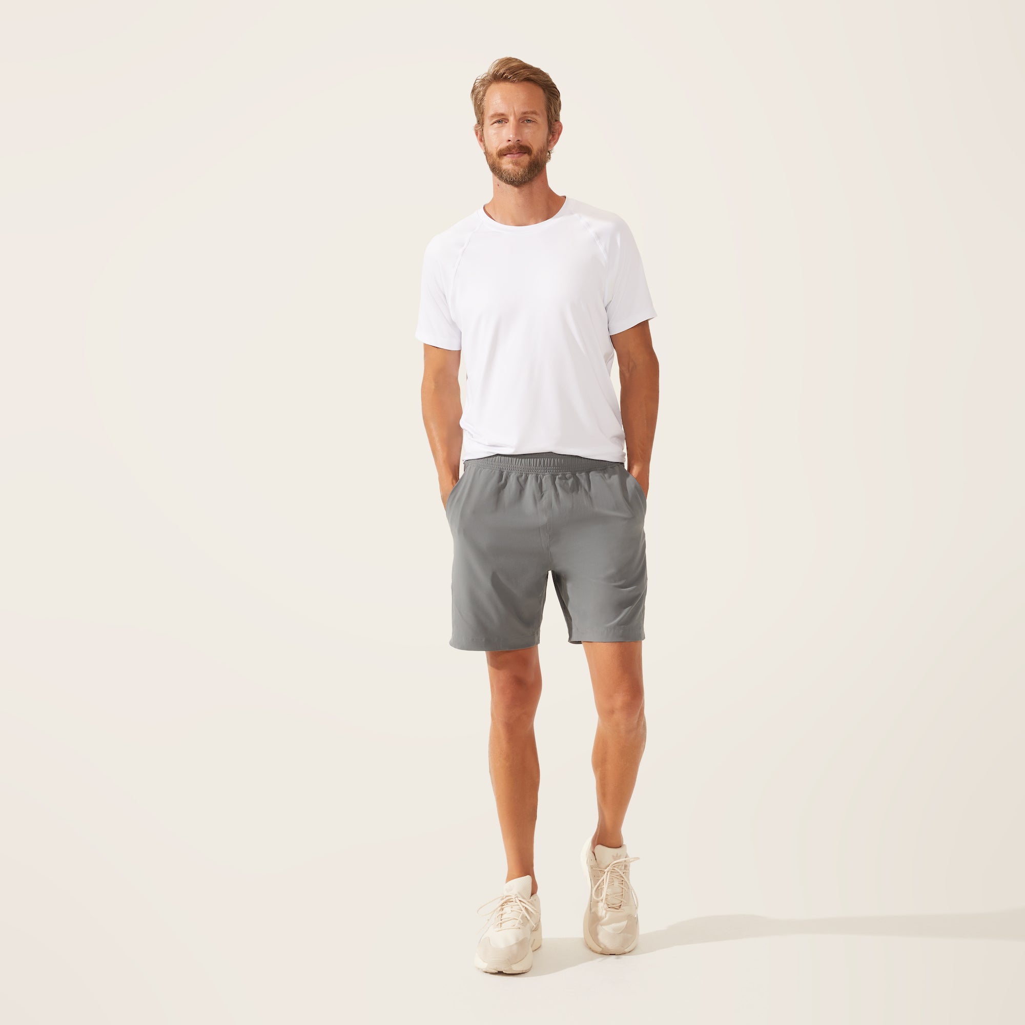 Mens | Stride Athletic Shorts | Gray