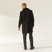 Mens | Elias Cashmere-Wool Car Coat | Black