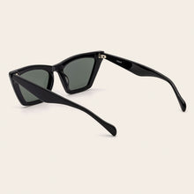 Unisex | Keira Cat-Eye Italian Acetate Sunglasses | Black