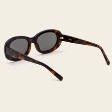 Unisex | Celeste Oval Italian Acetate Sunglasses | Honey Tortoise