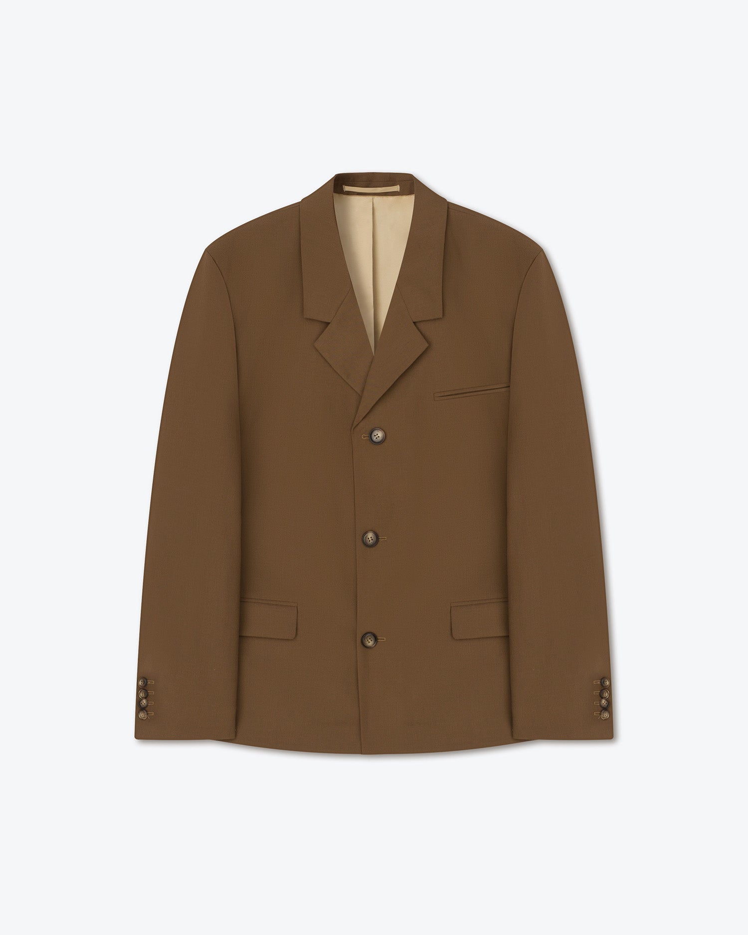 Mens | Rox Single-Breasted Suit Jacket | Taupe Melange