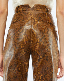 Womens | Philine Straight Leg Pants | Multi Faux Animal