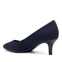 Elil Dress Pump | Navy Stretch Gaberdine