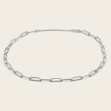 Womens | Large Paperclip Chain Necklace | Sterling Silver