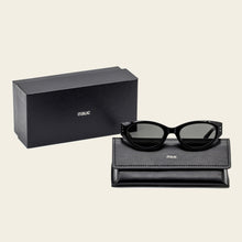 Unisex | Michele Petite Cat-Eye Italian Acetate Sunglasses | Black