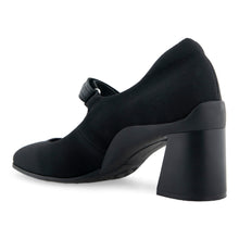 Cassina Dress Pump | Black Stretch Gaberdine