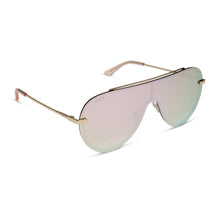 Unisex | Imani Sunglasses | Gold | Cherry Blossom Lenses