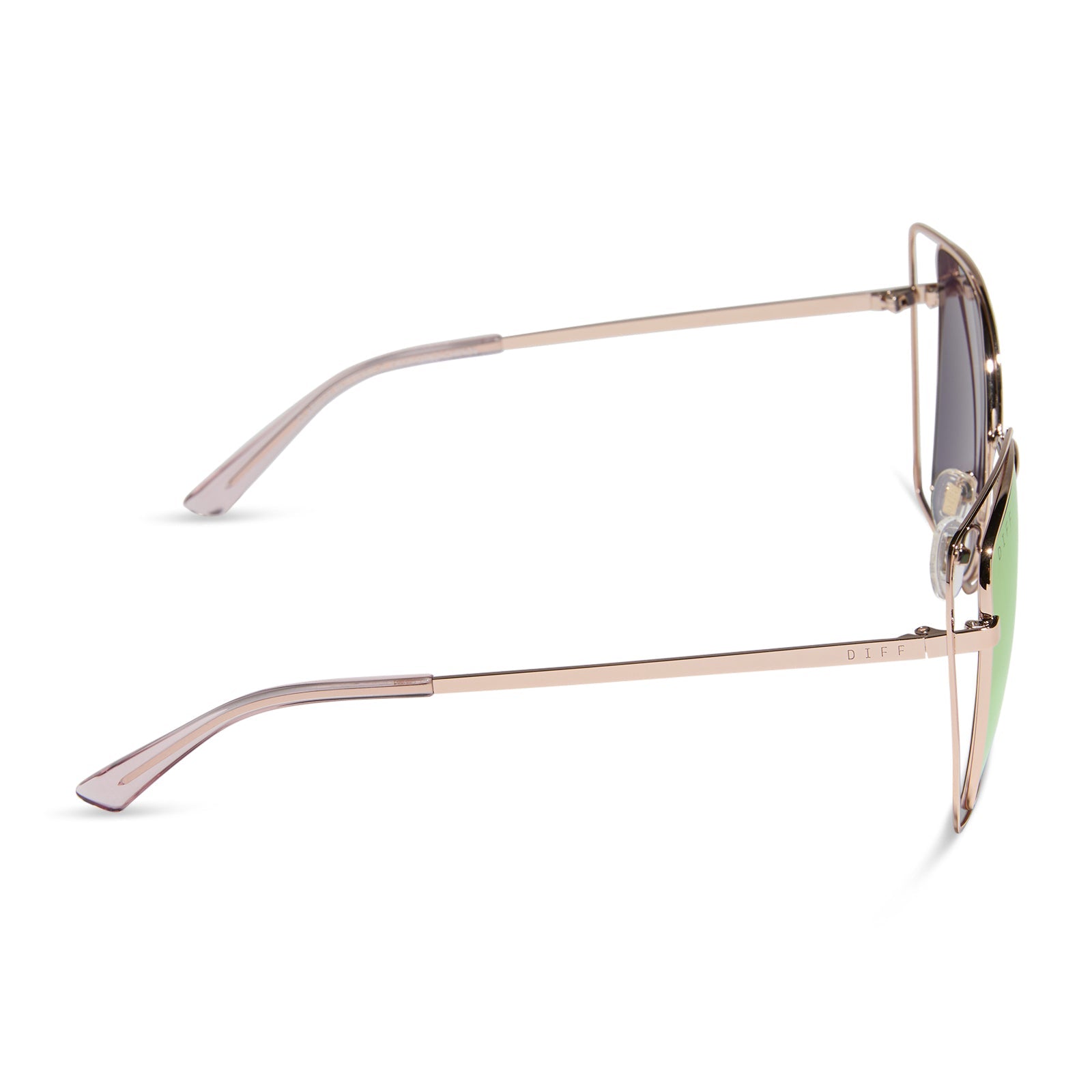 Womens | Jacqueline Sunglasses | Champagne | Pink Lenses