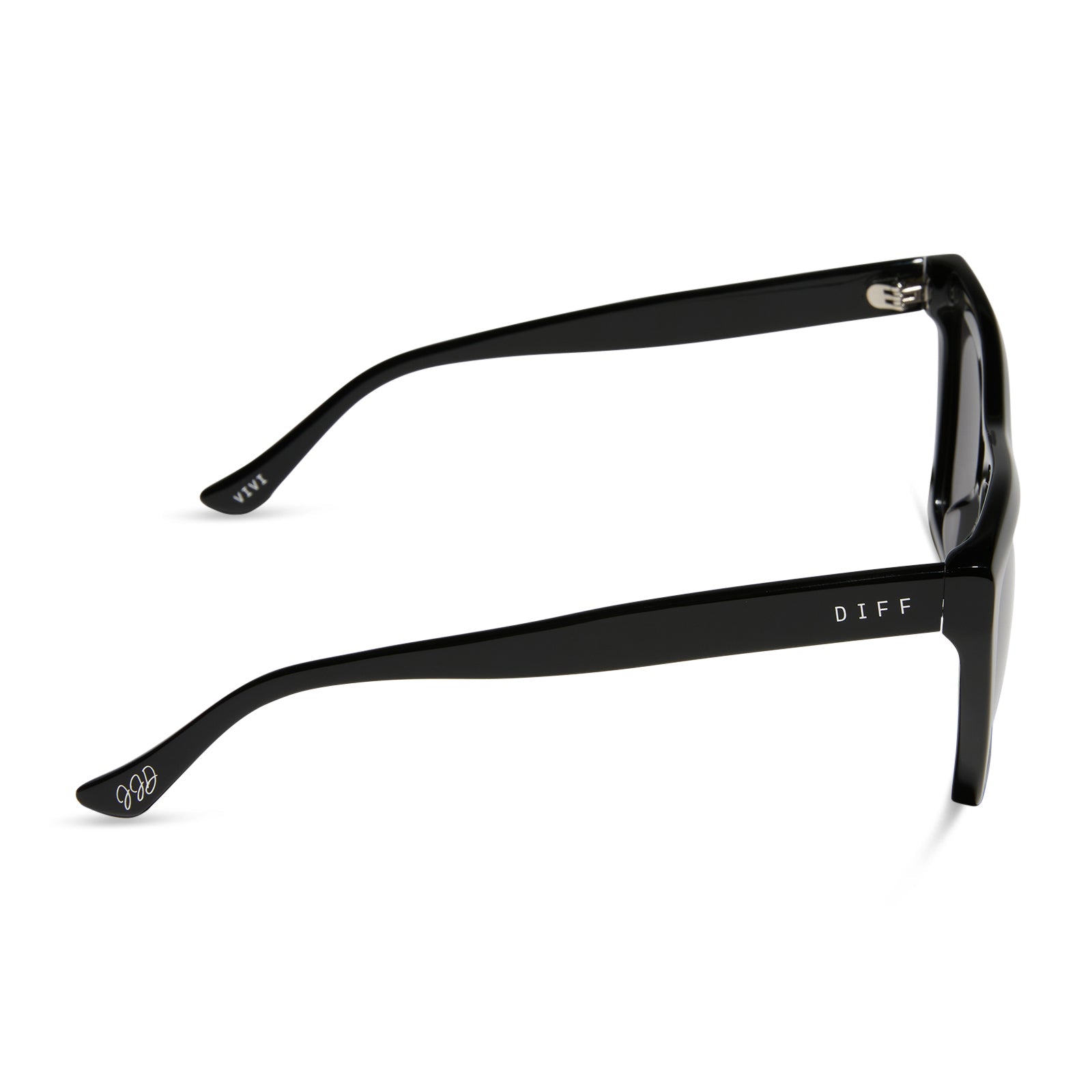 Womens | Vivi Sunglasses | Black | Grey Lenses