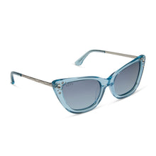 Womens | Cinderella Sunglasses | Blue Crystal Glitter | Blue Dust Gradient Polarized Lenses