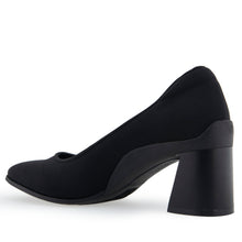 Casta Dress Pump | Black Stretch Gaberdine