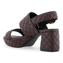 Camera Quilted | Deep Aubergine Leather