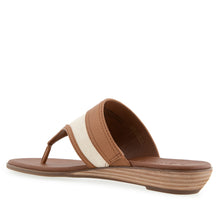 Gesa Sandal Flat | Natural/Tan Canvas