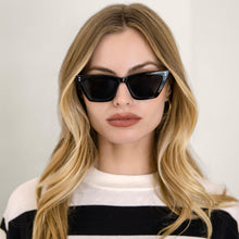 Unisex | Keira Cat-Eye Italian Acetate Sunglasses | Black
