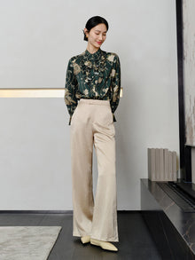 Mulberry Silk Shirt | Green
