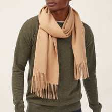 Unisex | Cleo Oversized Cashmere Scarf | Camel