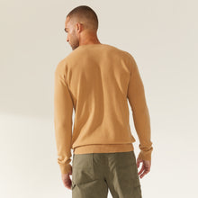 Mens | Liam Cashmere V-Neck Sweater | Camel