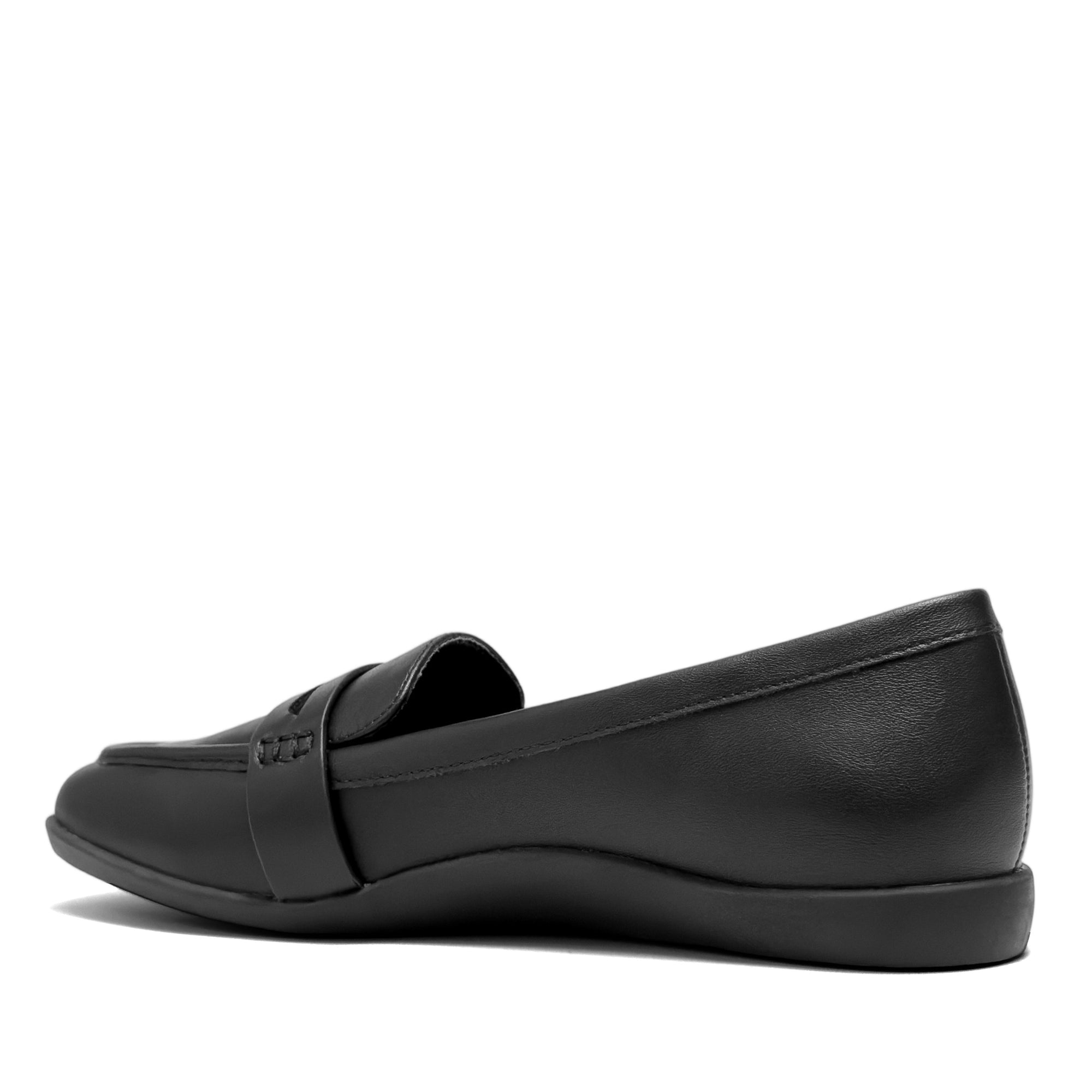 Kody Casual Loafer | Black Faux Nappa