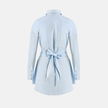 OW Collection ELIA Shirt Dress Dress 026 - Blue