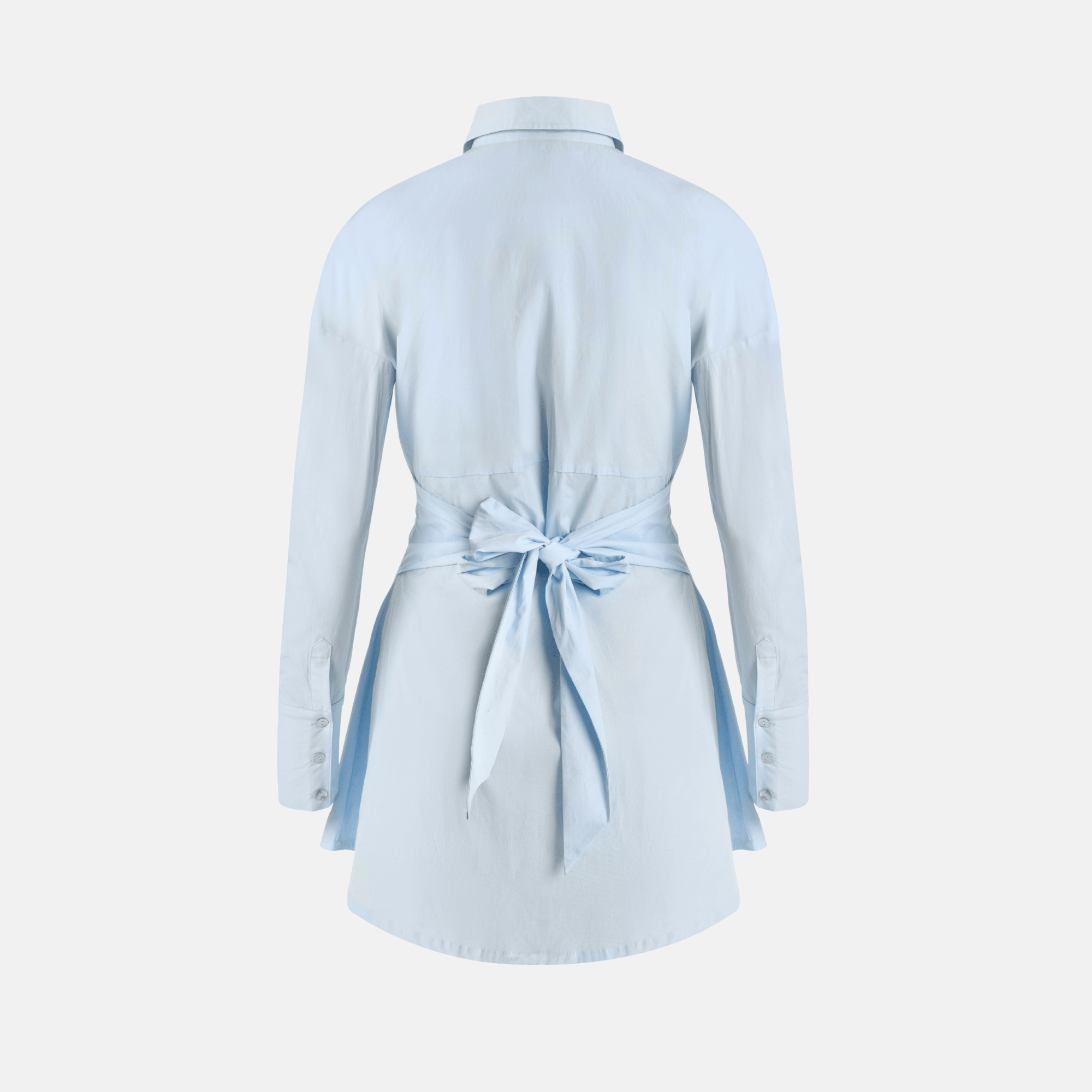 OW Collection ELIA Shirt Dress Dress 026 - Blue