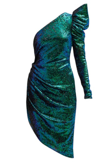 Larina Dress | Blue/Green