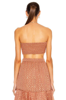 Rococo Sand | Aine Crop Top | Tan