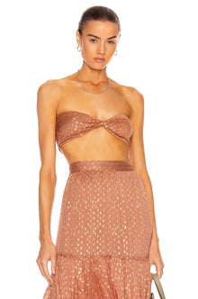 Rococo Sand | Aine Crop Top | Tan