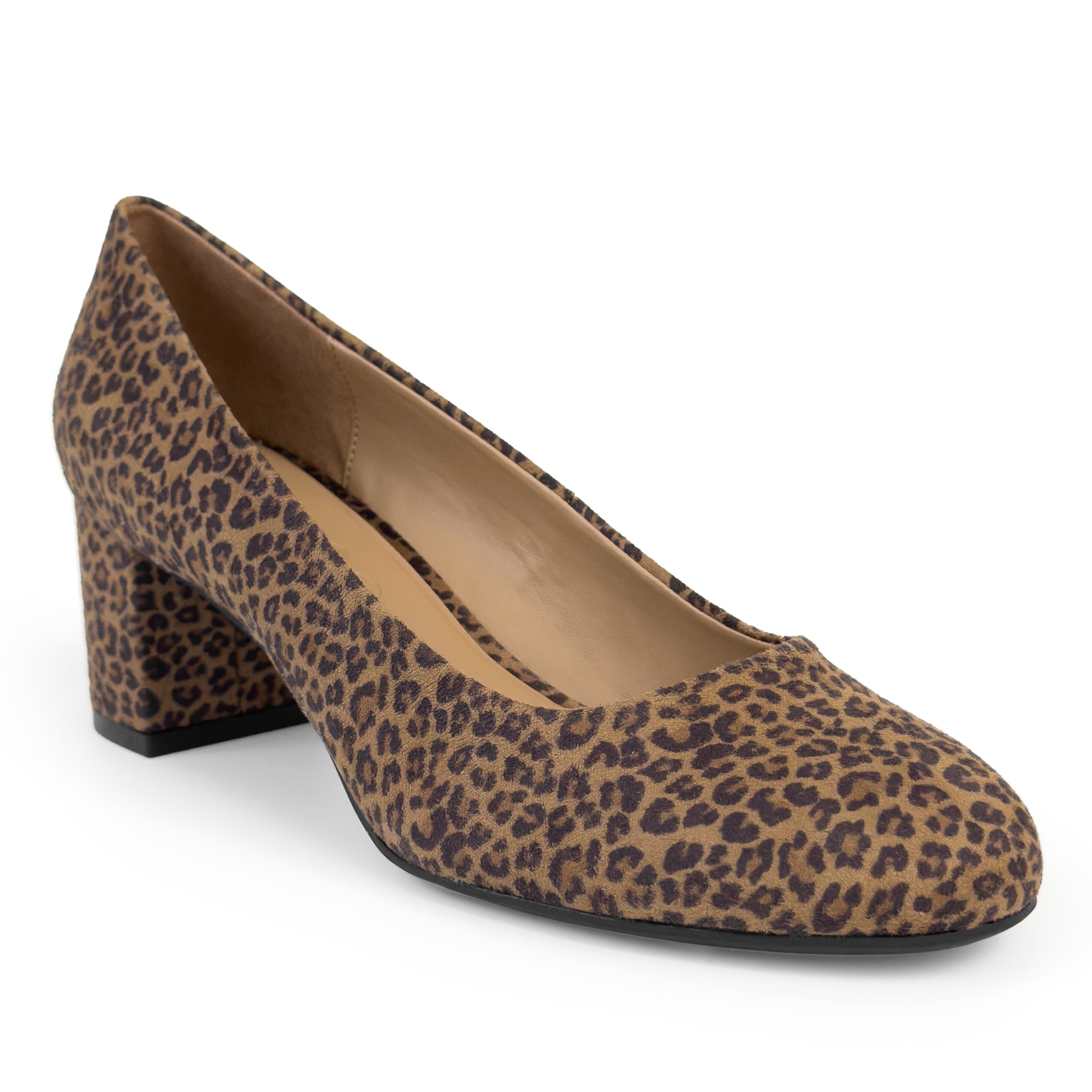Ebel | Tan Multi Mini Leopard Suede