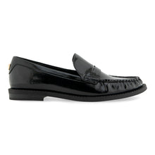 Sienna | Black Crinkle Patent Faux Leather