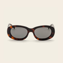 Unisex | Celeste Oval Italian Acetate Sunglasses | Honey Tortoise