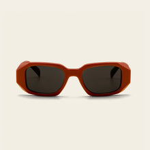 Unisex | Gabriele Rectangle Italian Acetate Sunglasses | Desert Sun