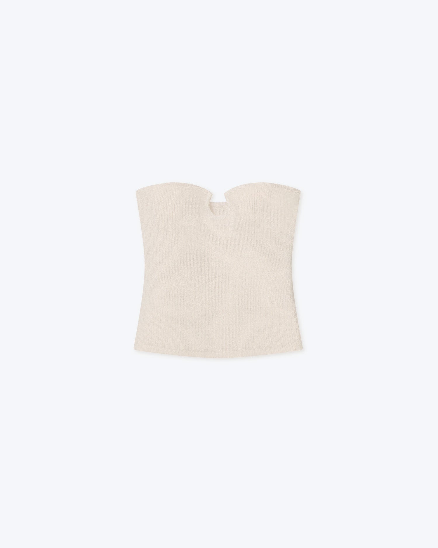 Womens | Chrissie Anew Textured Corset Top | Creme