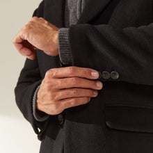Mens | Elias Cashmere-Wool Car Coat | Black