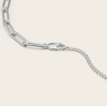 Womens | Large Paperclip Chain Necklace | Sterling Silver