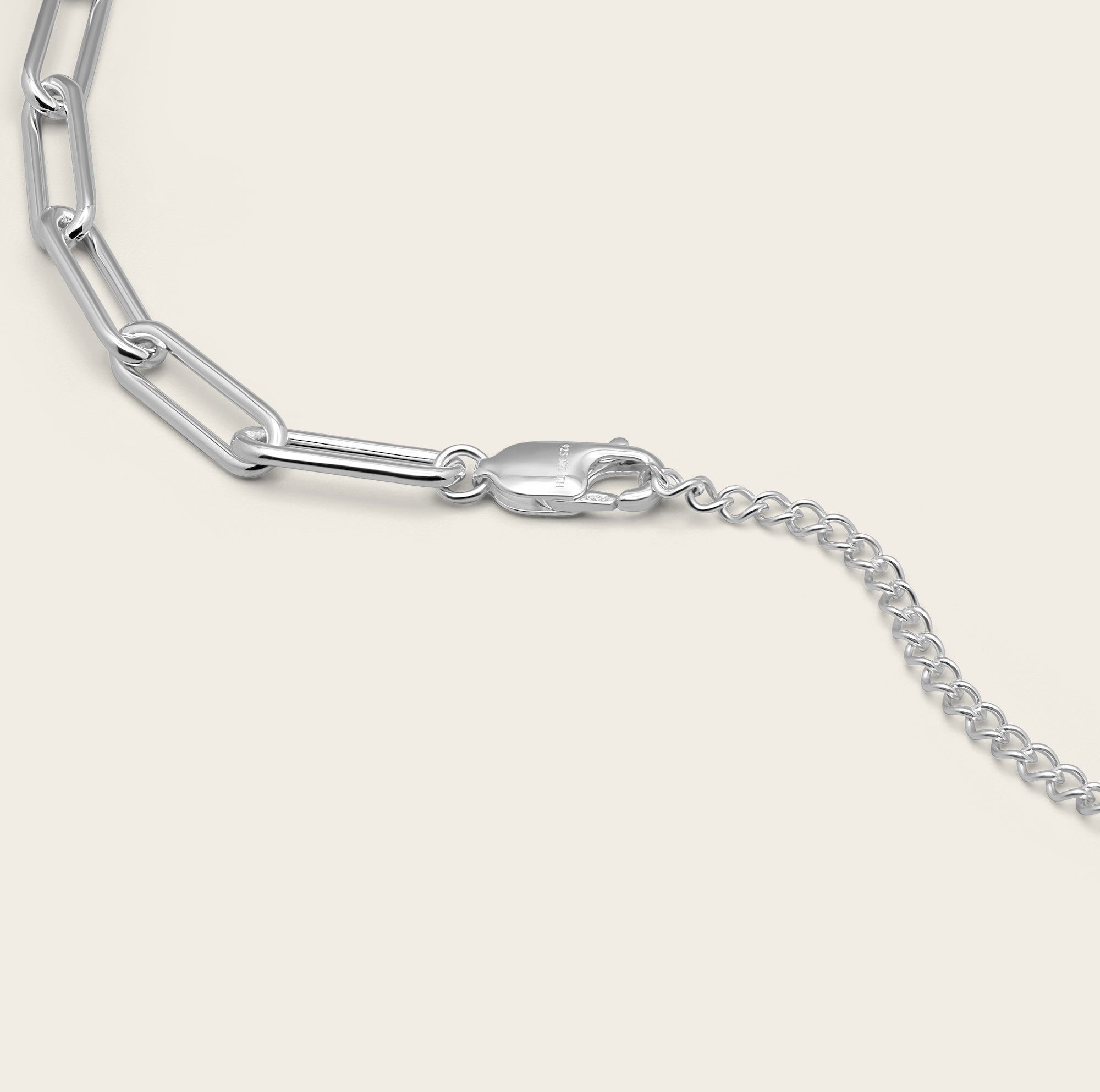 Womens | Large Paperclip Chain Necklace | Sterling Silver