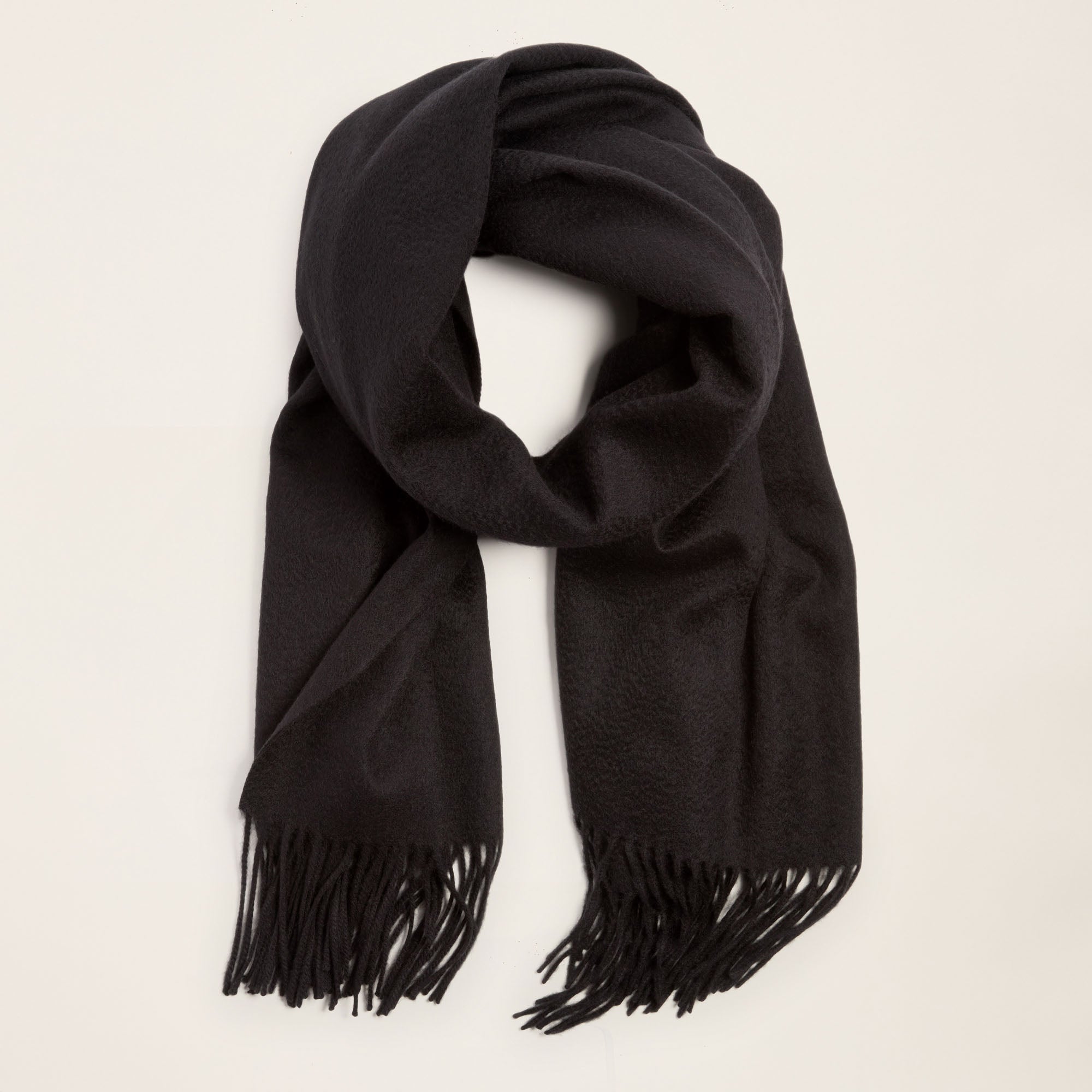 Unisex | Cleo Oversized Cashmere Scarf | Black