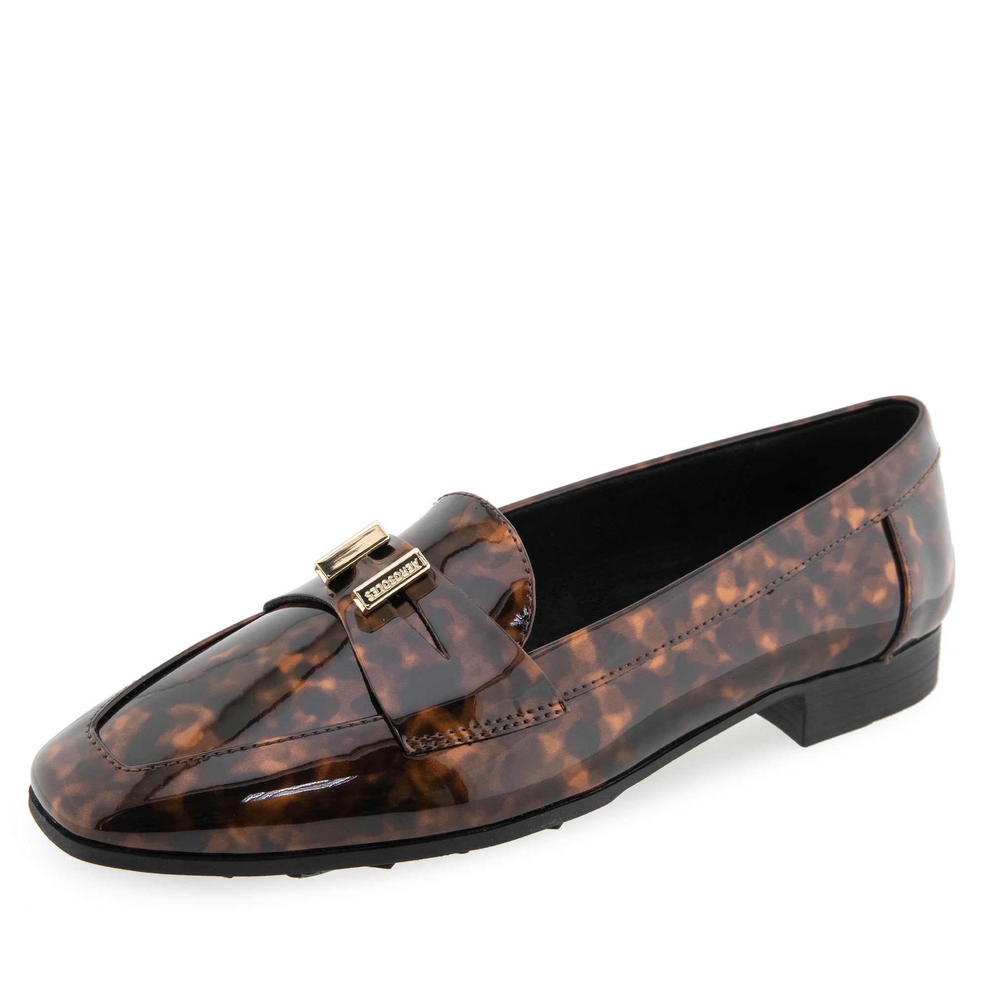 Paulette | Java Multi Tortoise Patent Faux Leather