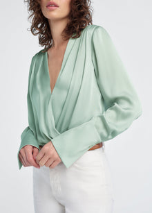 The Date Blouse | Light Sage