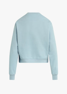 The Collegiate Chest Classic Sweatshirt | Sea Blue Gardenia