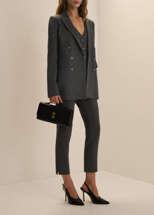 The Petite Phoebe Blazer | Grey Suiting