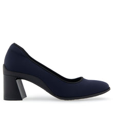 Casta Dress Pump | Navy Stretch Gaberdine