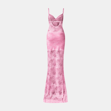 OW Collection FLORA Maxi Dress Dress 126 - Hot Pink