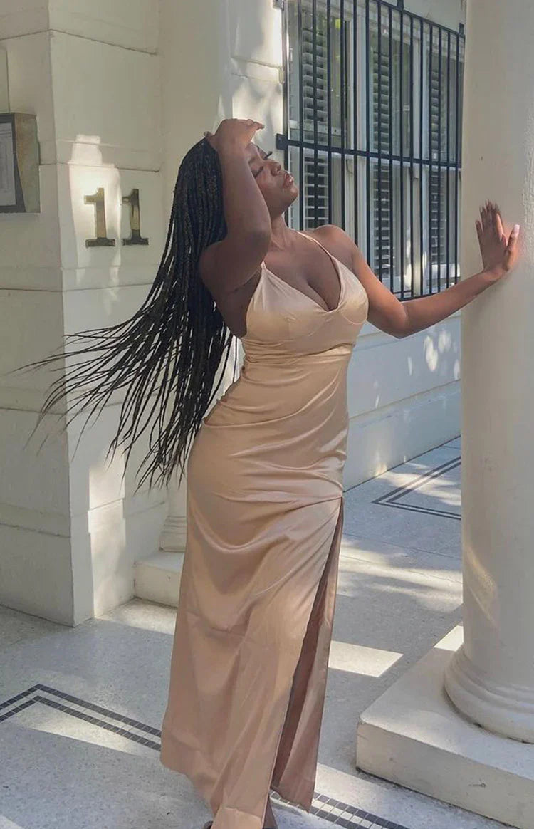 Freesia Formal Dress | Champagne