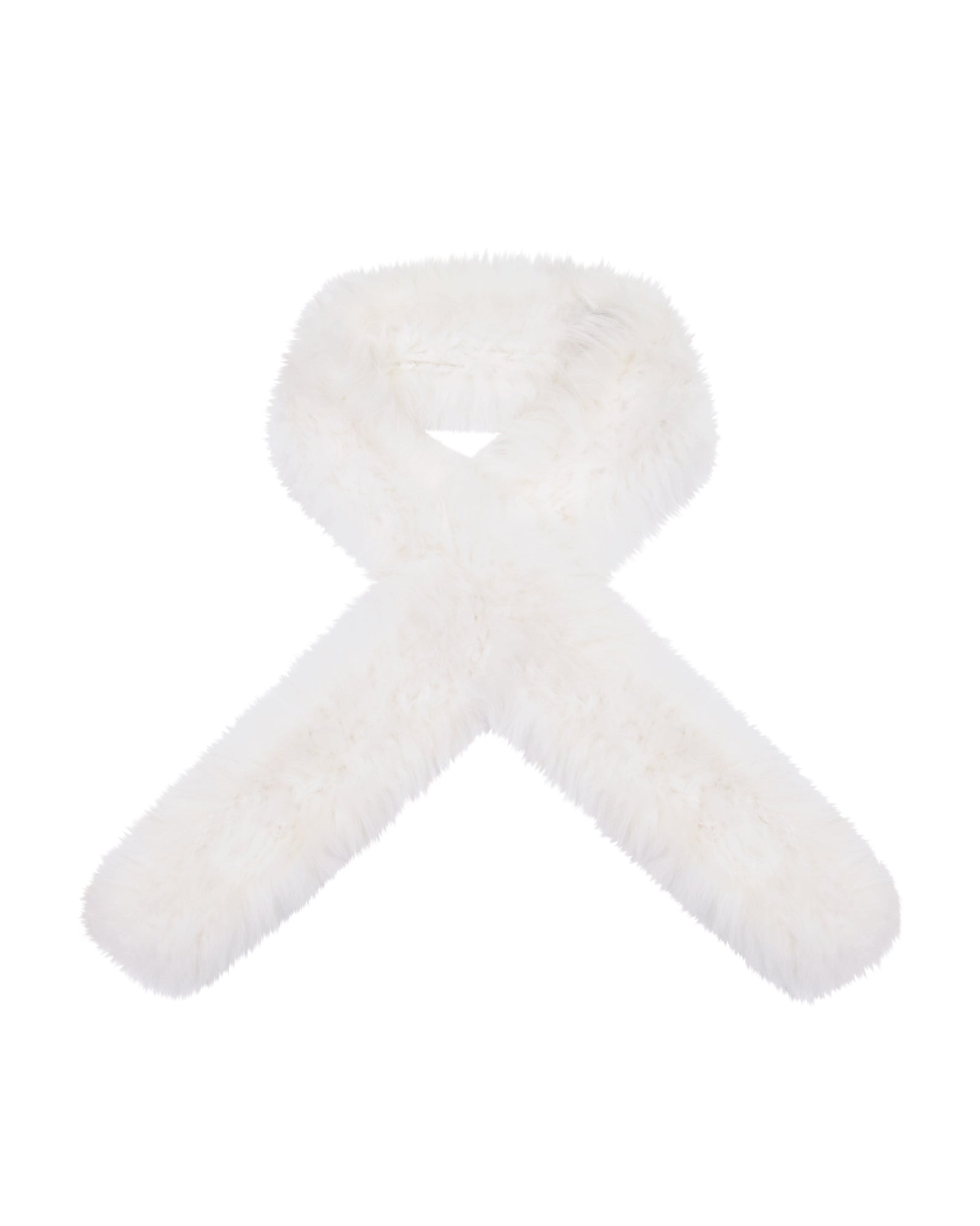 Cashmere Goat Knit Scarf | Women | White