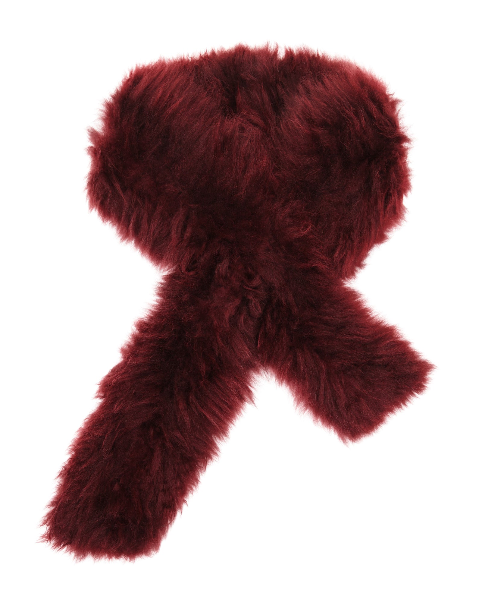 Cashmere Goat Knit Scarf | Women | Burgundy