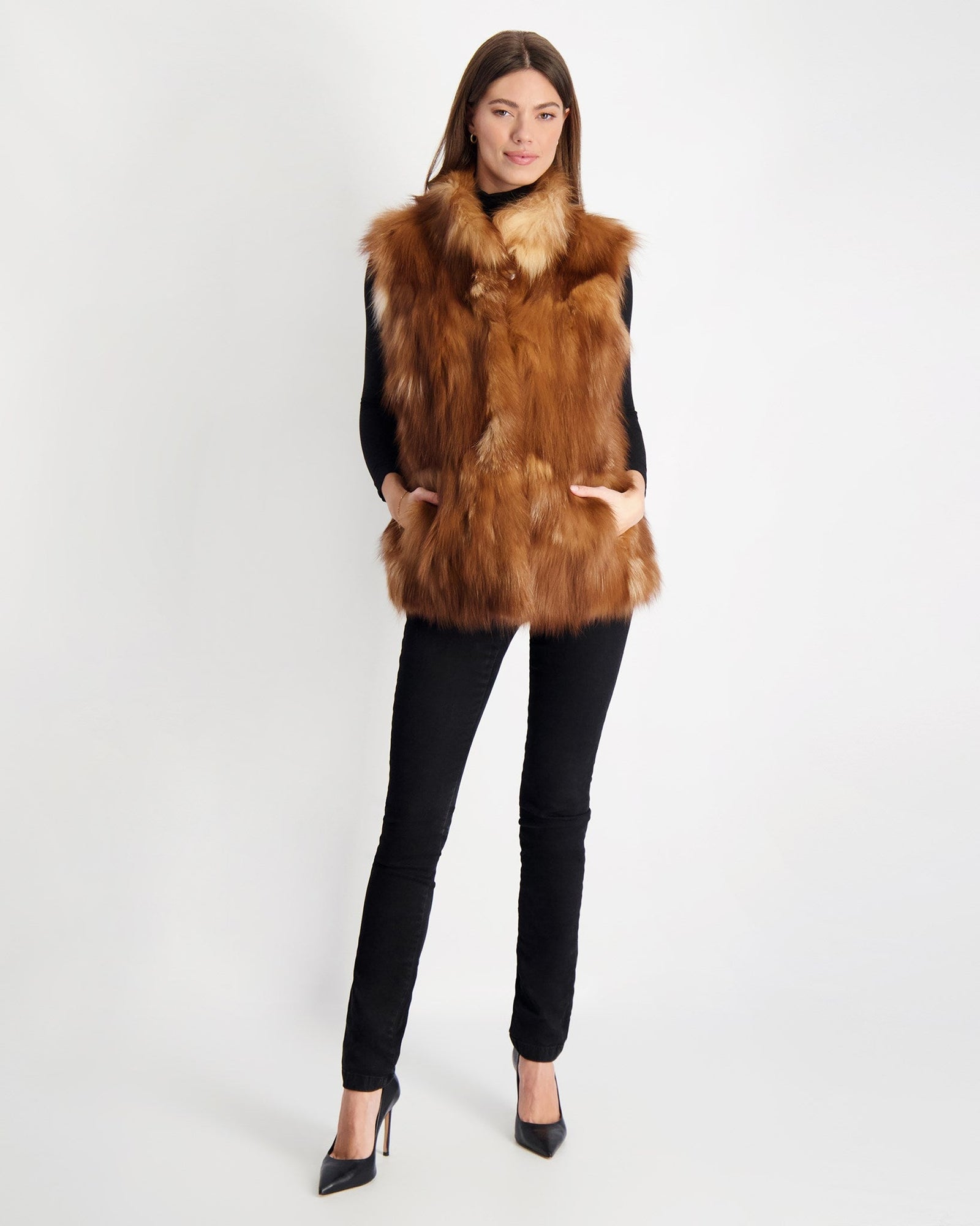 Fox Vest | Women | Crystal