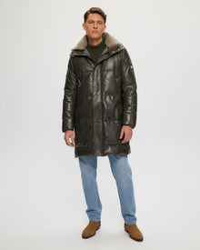 Après-Ski Parka With Detachable Select Shearling Lamb Collar | Men | Military x Khaki (V2)